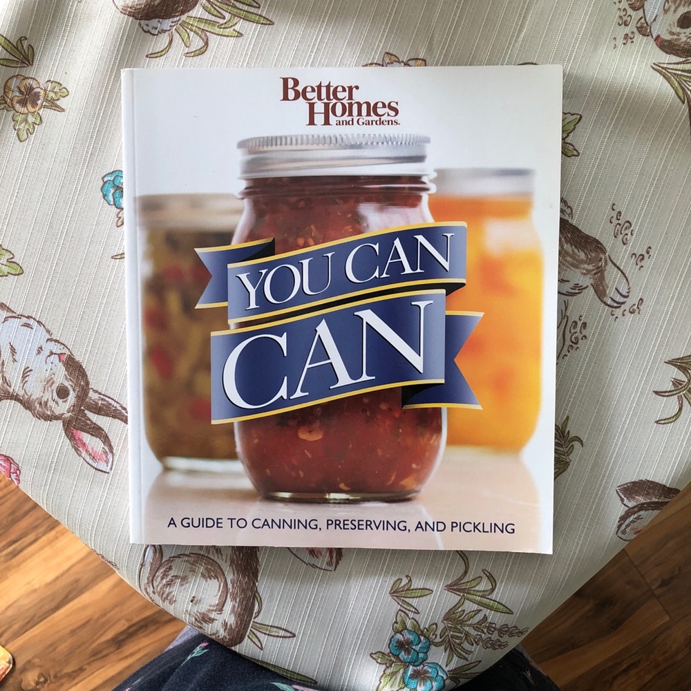 Better Homes And Gardens You Can Can Cookbook - Blue and White Cover